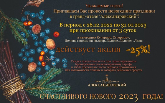 Новогодняя акция 2022-2023
